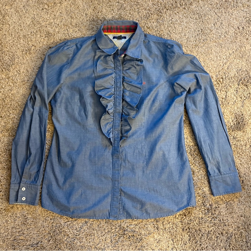 Tommy Hilfiger Denim Ruffle Blouse C2